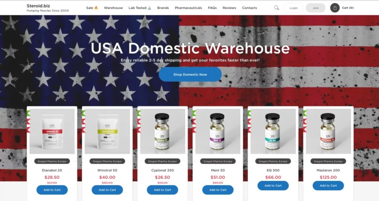 Steroid.biz Steroid.biz website screenshot showing homepage and product categories