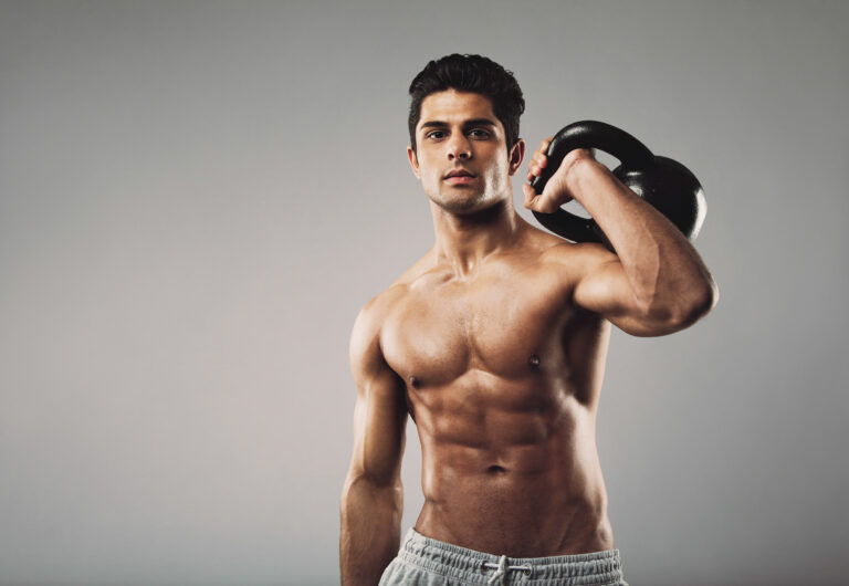 Quick glance on the process of online steroid buying muscular man